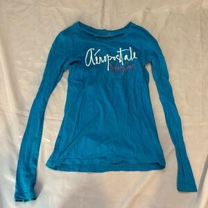 Aeropostale Blue Long Sleeve Tee